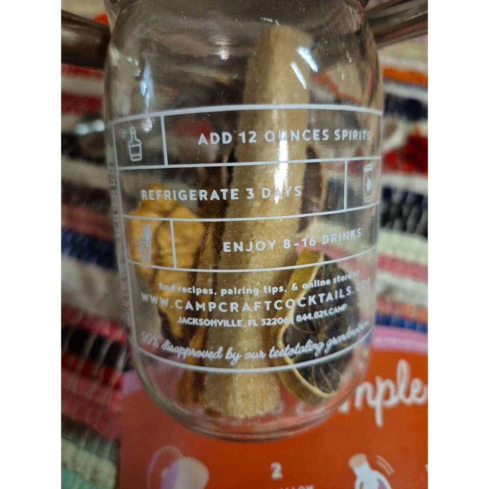 Cocktail Shaker Pineapple Jalapeño Citrus Infuse NONGMO Vegan Sugar Coctail Kit